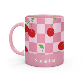 Personalised when life gives you a bowl of cherries mug
