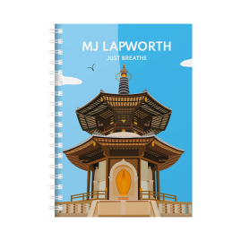 Personalised Battersea Park London Combined Diary & Notebook