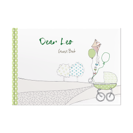 Personalised New Baby Message Book
