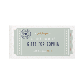 Personalised Book Of Giftable Tickets Cute Green version by FROM YOU TO ME