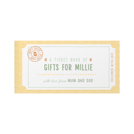 Personalised Book Of Easter Tickets Yellow by FROM YOU TO ME