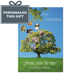 Dear Grandma Gift Journal - Personalise it for Nan|Nanny|Nanna|Nain etc.