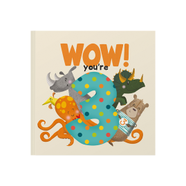 WOW! You're Three Birthday Book a 3rd birthday book that can be sent as a card