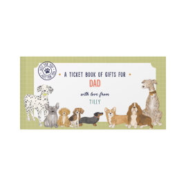 Dog style ticket book.