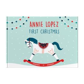 Personalised Rocking Horse Christmas Memory Journal by FROM YOU TO ME