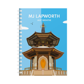 Personalised Battersea Park London Combined Diary & Notebook