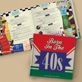 Born In The 40s Gift Book by FROM YOU TO ME