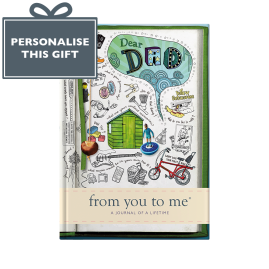 Memory Book for Dad sketch cover from you to me