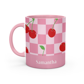 Personalised when life gives you a bowl of cherries mug