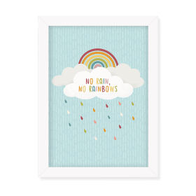 No Rain, No Rainbows Wall Art