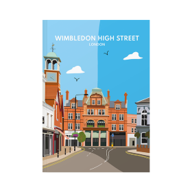 Wimbledon High Street London Notebook
