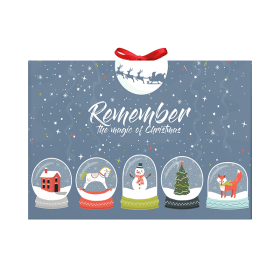 Remember The Magic Of Christmas concertina keepsake