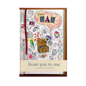 guided memory journal for Nan sketch cover by from you to me
