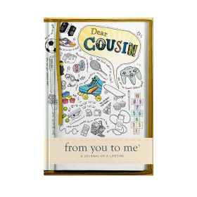 Dear Cousin (Sketch Collection) An inspiring guided memory journal by FROM YOU TO ME