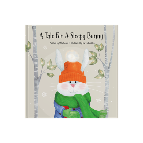 A Tale For A Sleepy Bunny hardback gift book by Míla Coxon FROM YOU TO ME