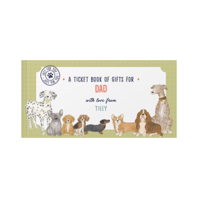 Dog style ticket book.