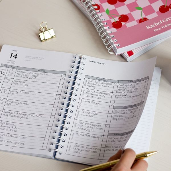 Personalised Chilli Combined Diary & Notebook