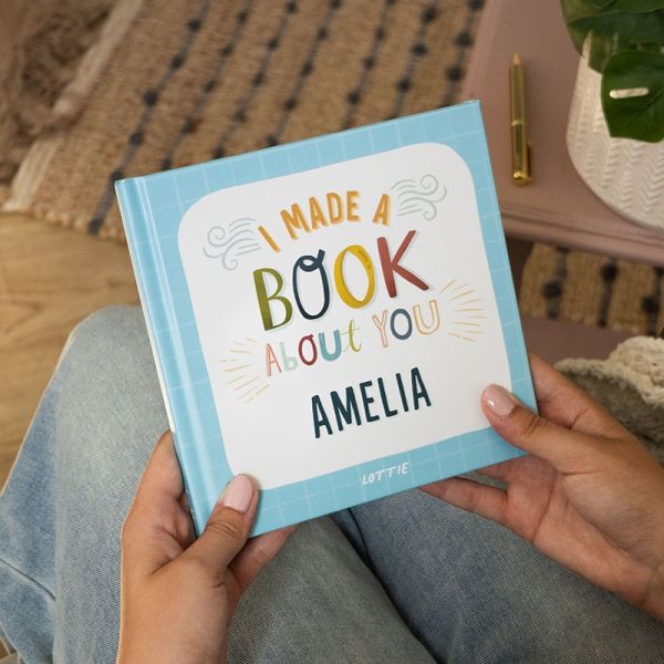 Personalised 'I Made A Book About You' Friendship Gift Book
