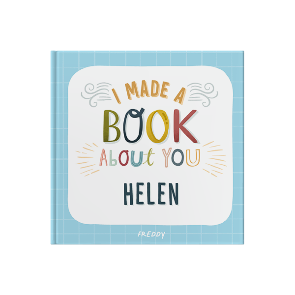 Personalised 'I Made A Book About You' Friendship Gift Book by FROM YOU TO ME