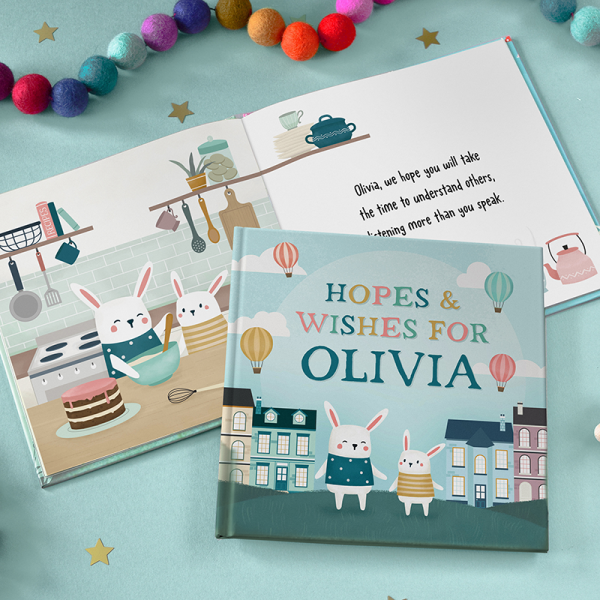 Personalised Hopes & Wishes For . . . Gift Book