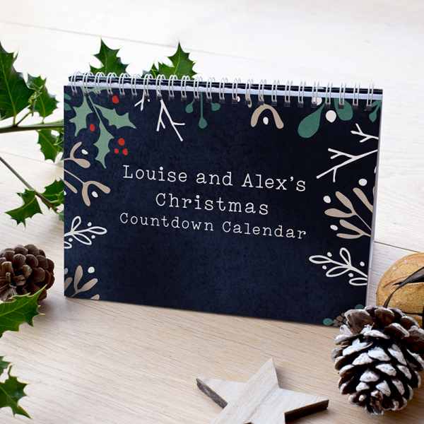 Personalised Countdown To Christmas Advent Calendar