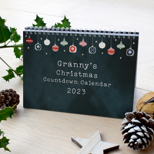 Personalised Countdown Advent Calendar
