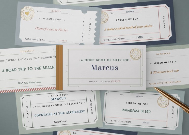 ​​Creative ways to use your personalised ticket books